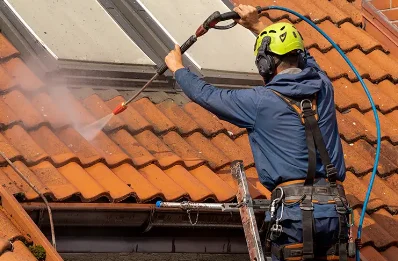 Démoussage et hydrofuge de toiture à Saint-Androny